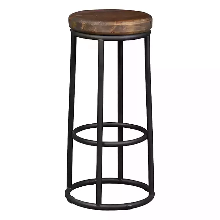 Shop Wood and Metal Kendall Barstool Bar Stools & Counter Height Stools