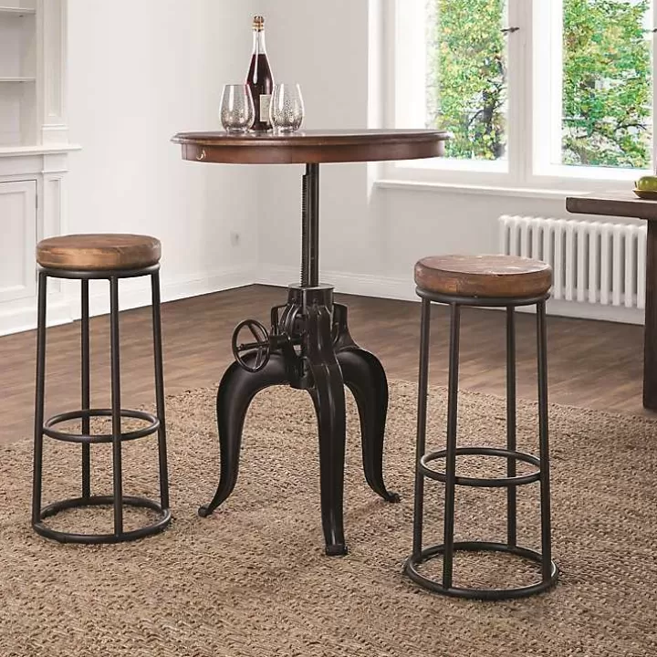 Shop Wood and Metal Kendall Barstool Bar Stools & Counter Height Stools