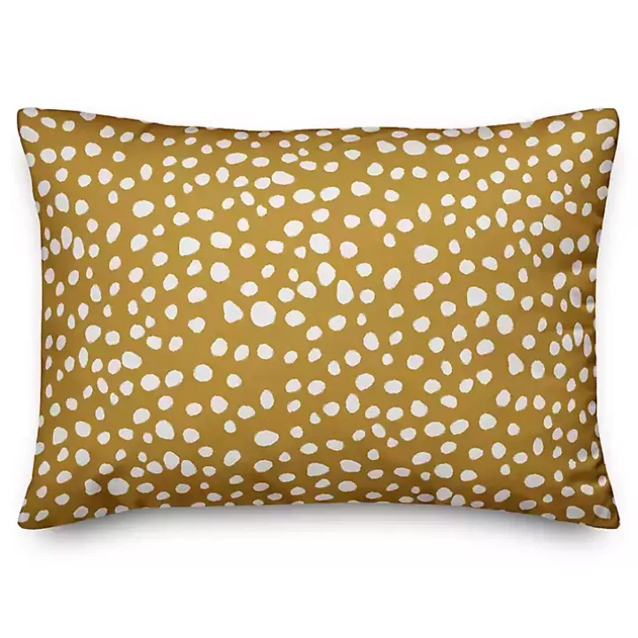 Cheap and White Polka Dot Relax Outdoor Pillow Outdoor Cushions & Pillows