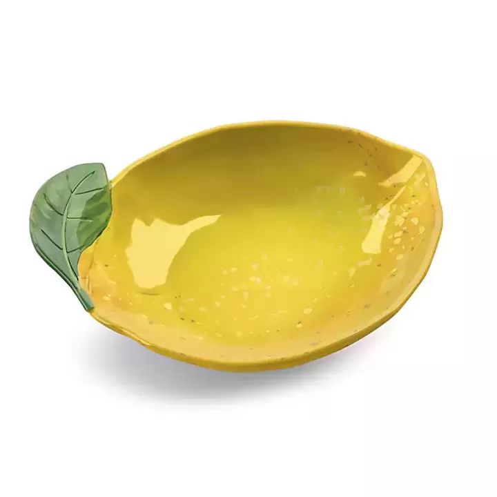 New Lemon Melamine Cereal Bowls, Set of 6 Outdoor Dining