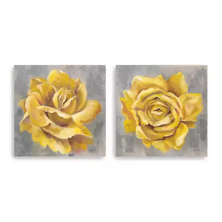 Store Roses Giclee Canvas Art Prints, Set of 2 Canvas Art