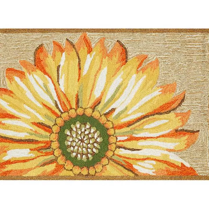 Flash Sale Yellow Sunflower Indoor/Outdoor Rug Doormats