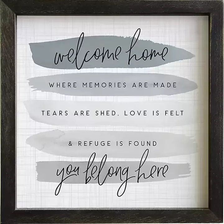 Clearance You Belong Here Wall Plaque Wall Quotes & Signs